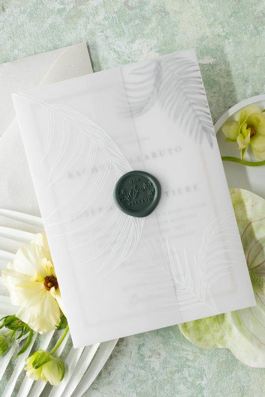 Printed Vellum Wrap