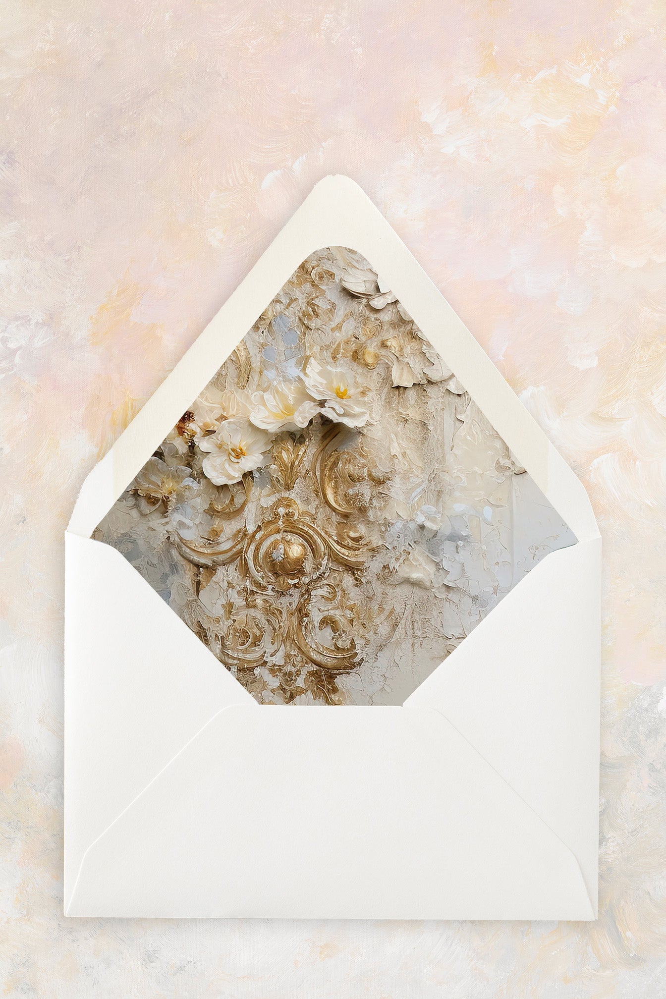 Gilded Ivory | Envelope Liner