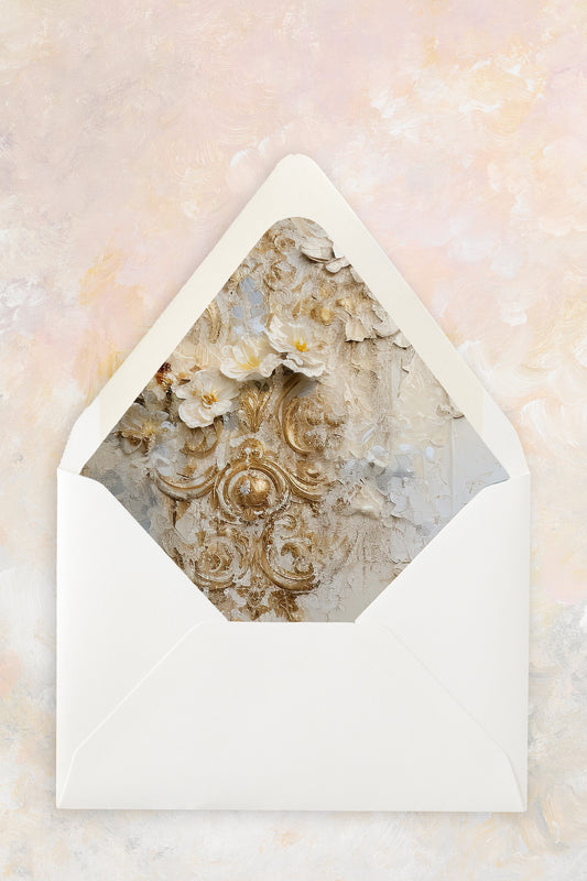 Gilded Ivory | Envelope Liner