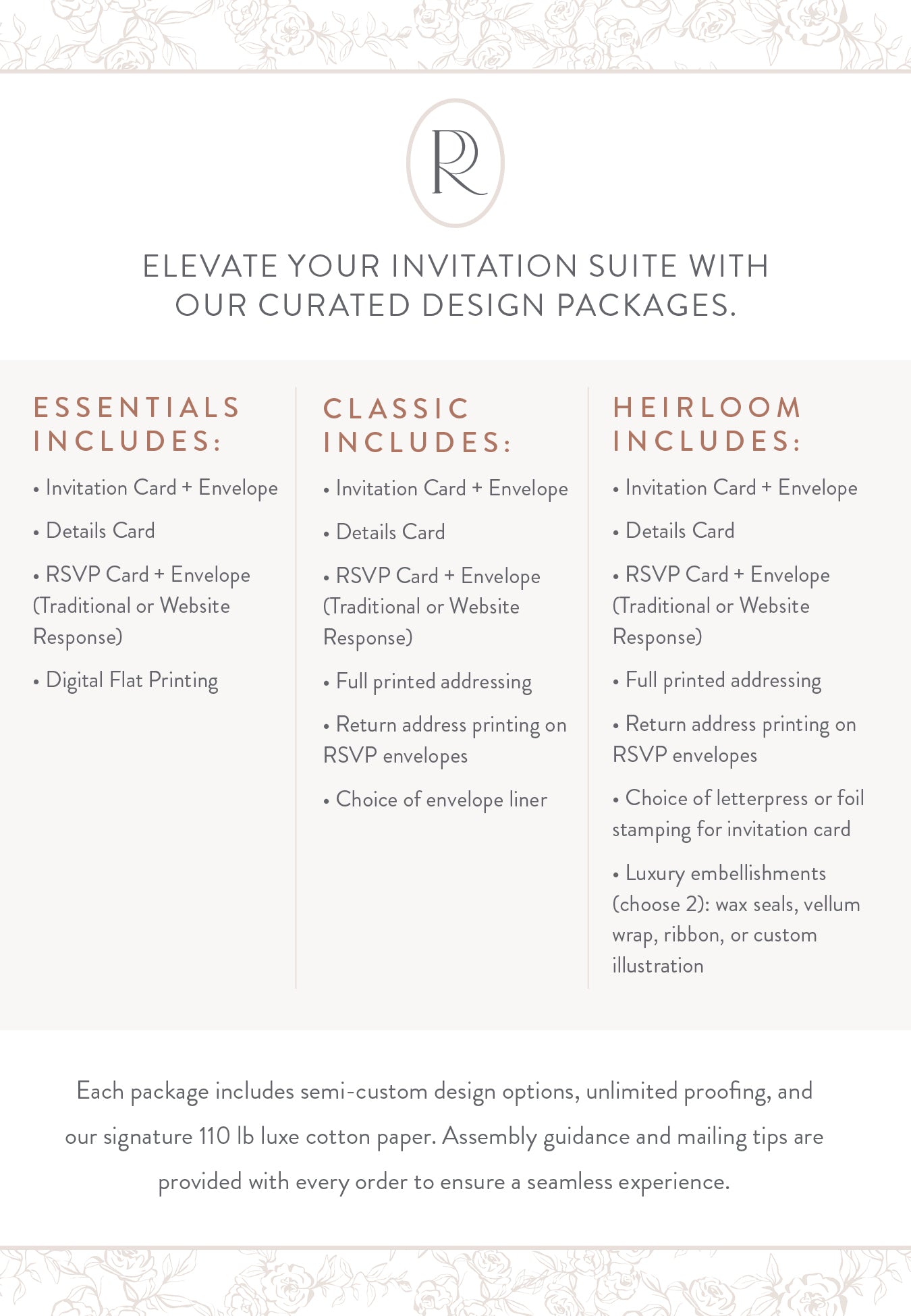 JULIA SUITE (Copy) Heirloom